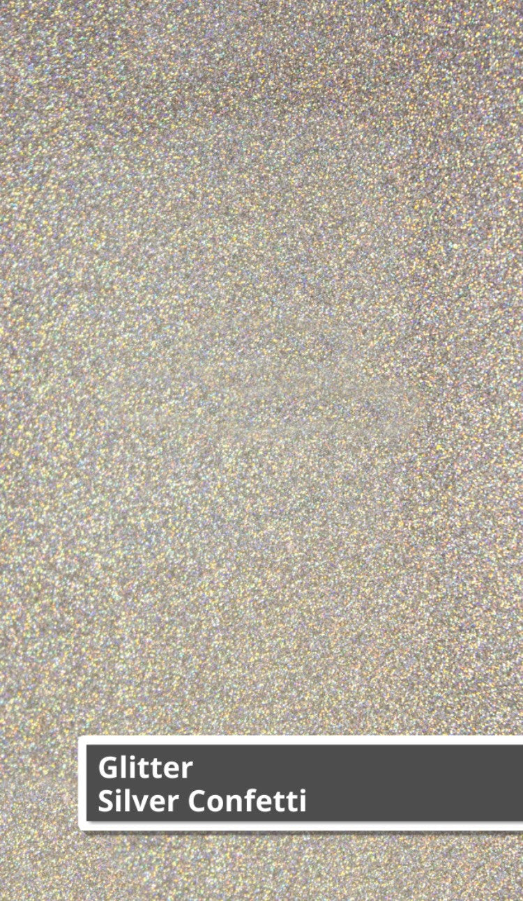 Siser Glitter (Silver Confetti)