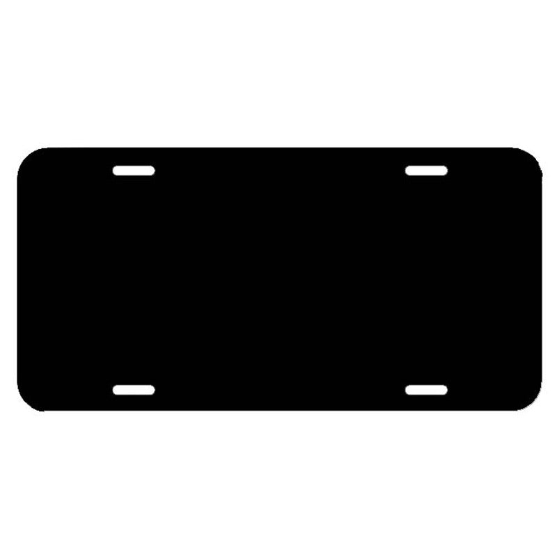 B&W License Plates (Blank) – River City Vinyls