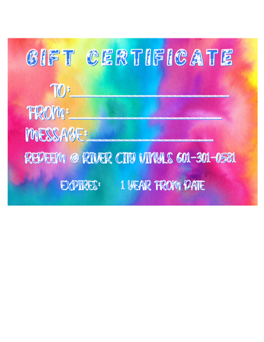 River City Vinyls Gift Cards