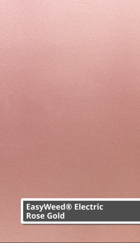 Siser Electric (12x12 Rose Gold) pink back