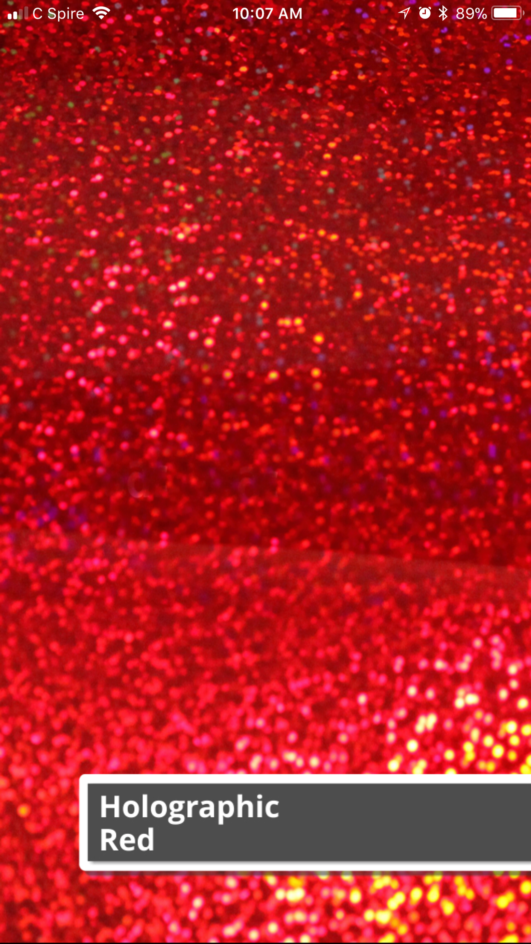 Siser Holographic (Red)