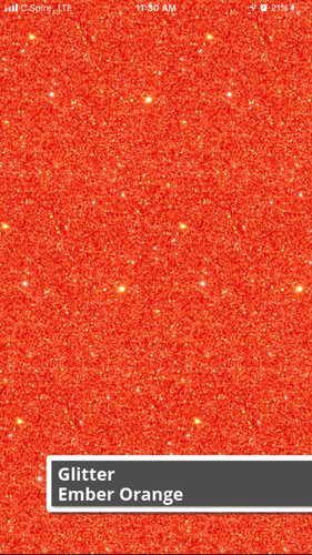 Siser Glitter (Ember Orange)