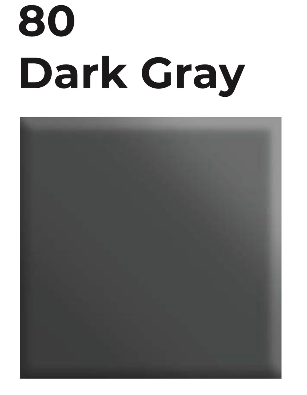 3D Puff HTV (Dark Gray)