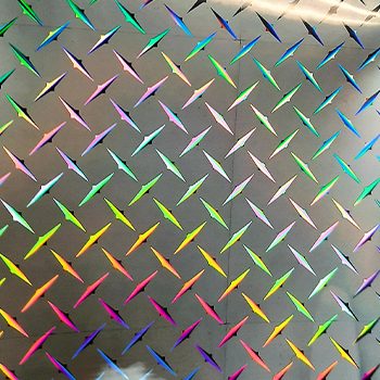 StyleTech Metalized Diamond Shaped Rainbow
